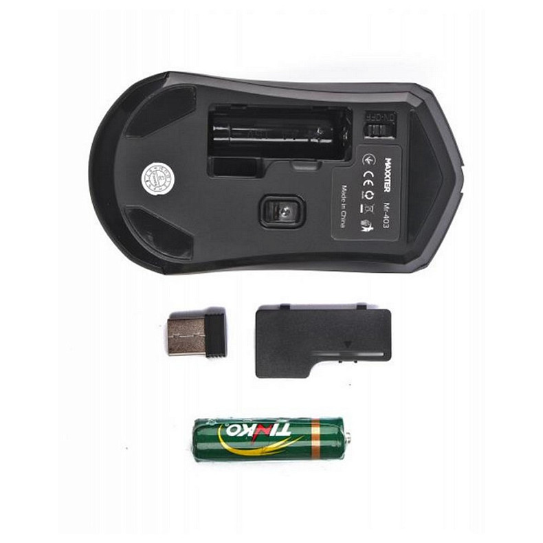 Мышь беспроводная Maxxter Mr-403 Black USB