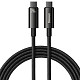 Кабель Baseus Tungsten Gold Fast Charging Data Cable Type-C to Type-C 240W 2m Black