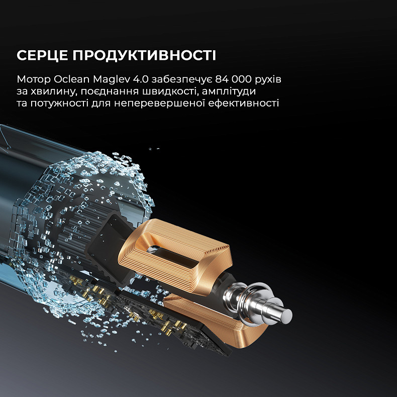 Електрична зубна щітка Oclean X Pro 20 Set Electric Toothbrush Black