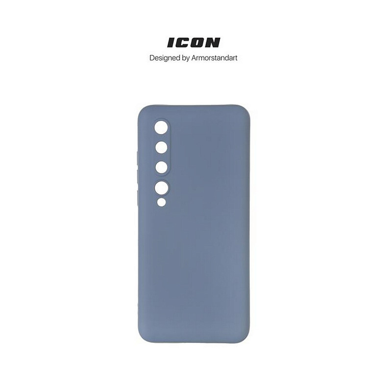 Чохол-накладка Armorstandart Icon для Xiaomi Mi 10/Mi 10 Pro Camera cover Blue (ARM67487)