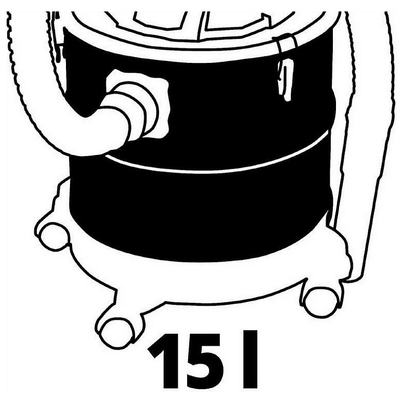 Пилосос для збору золи Einhell TE-AV 1815 Li C Solo (2351700)