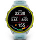 Спортивний годинник Garmin Forerunner 570 47mm Amp Yellow Aluminum with Translucent Whitestone/Turquoise Band (010-02971-01)