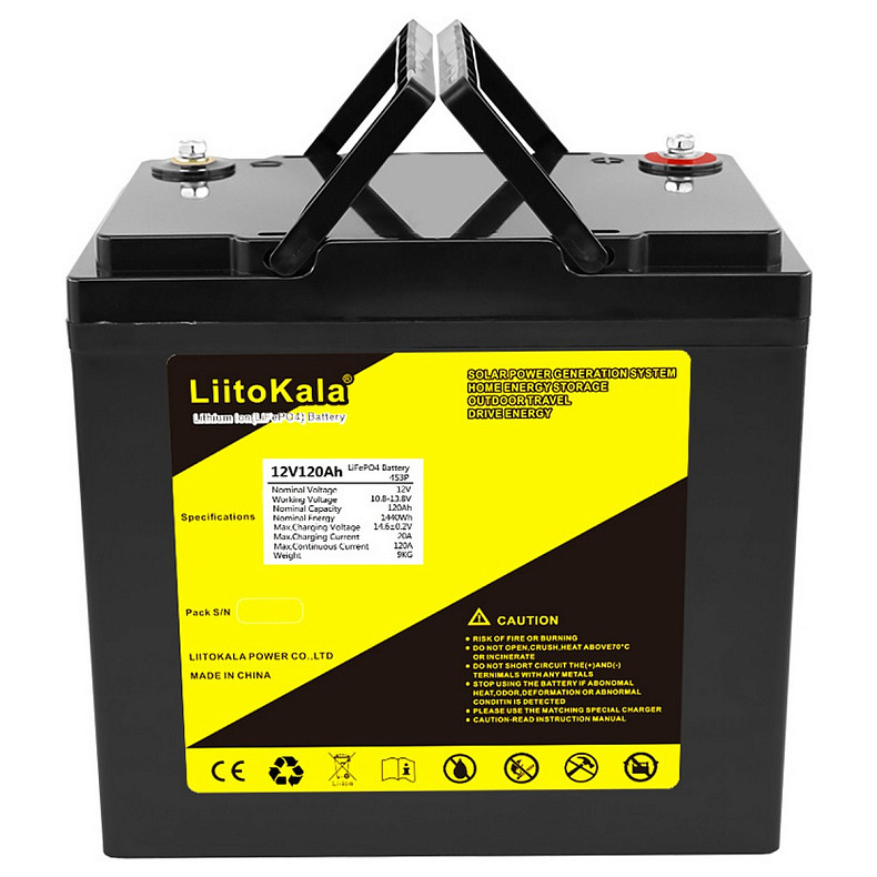 Акумуляторна батарея LiitoKala LiFePO4 12V120Ah