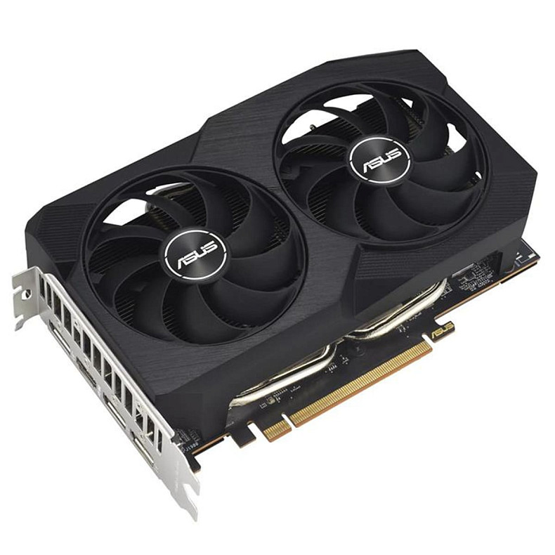 Відеокарта AMD Radeon RX 7600 8GB GDDR6 Dual V2 OC Asus (DUAL-RX7600-O8G-V2)