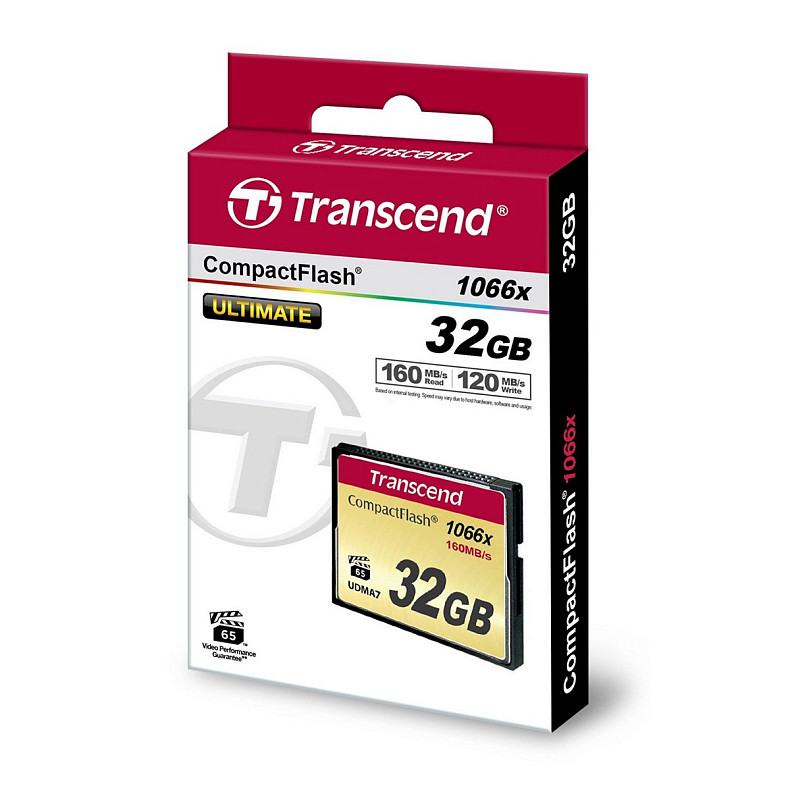 Карта памяти Transcend 32GB CF 1000X