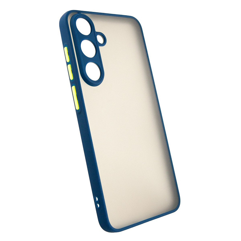 Чeхол-накладка Dengos Matt для Samsung Galaxy S25+ SM-S936 Blue (DG-TPU-MATT-163)