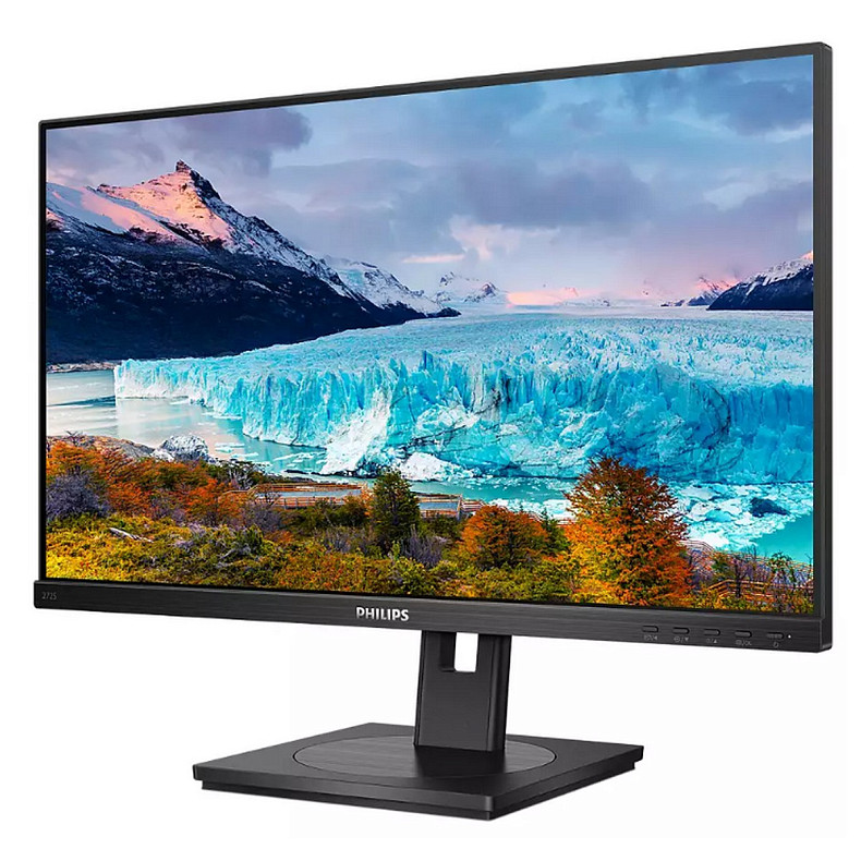 Монитор Philips 27" 272S1M/00 IPS 75Hz VGA DVI HDMI DP USB Pivot MM Black