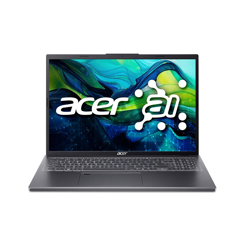 Ноутбук Acer Aspire 16 A16-71GM 16" WUXGA IPS, Intel U5-125H, 16GB, F512GB, NVD3050-6, Win11, серый