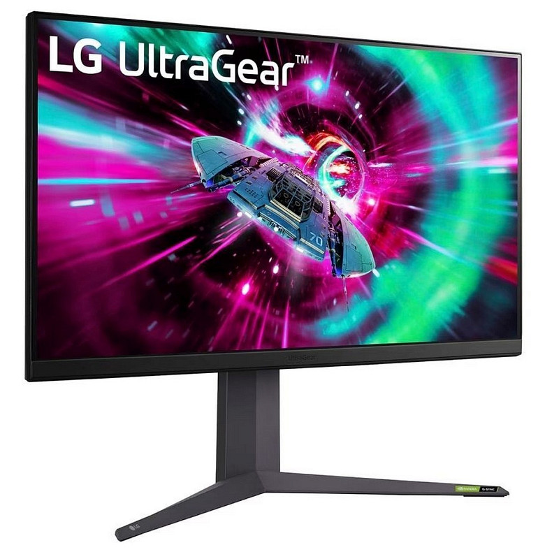Монитор LG 31.5" 32GR93U-B 2xHDMI, DP, USB, Audio, IPS, 3840x2160, 144Hz, 1ms, DCI-P3 95%, G-SYNC