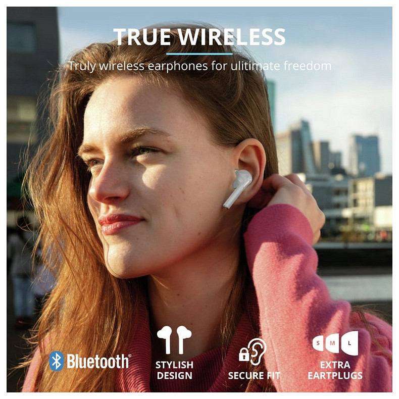 Навушники Trust Nika Touch True Wireless Mic White