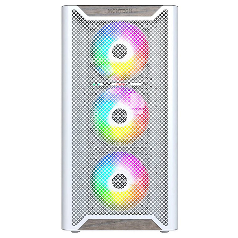 Корпус Montech XR WOOD W/O PSU ATX White