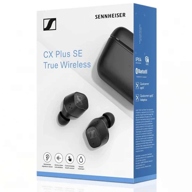 Навушники TWS Sennheiser CX PLUS SE True Wireless Black (509247)