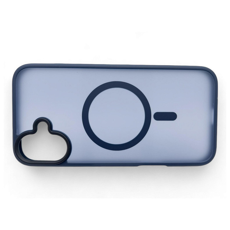 Чохол-накладка BeCover Metal Buttons Case MagSafe для Apple iPhone 16 Plus Blue (712094)