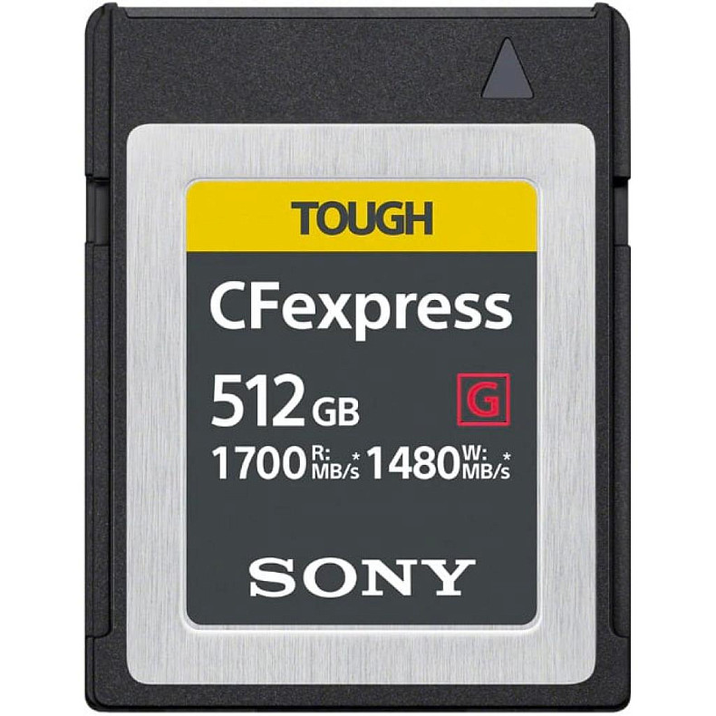 Карта памяти Sony CFexpress Type B 512GB R1700/W1480 (CEBG512.SYM)