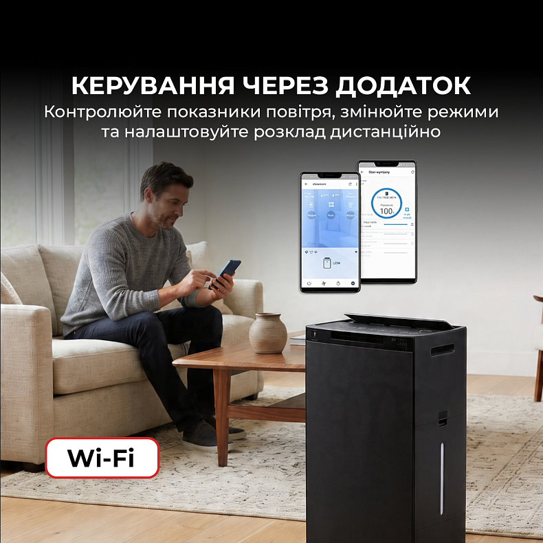 Очищувач повітря Sharp KI-TX75EU-H Plasmacluster NEXT