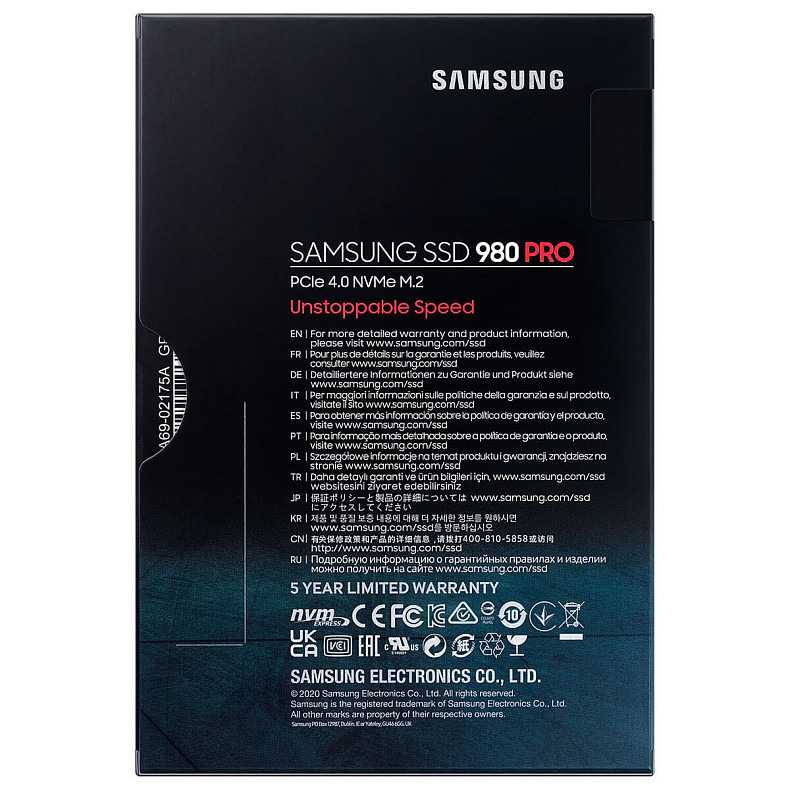 SSD диск Samsung 980 PRO 2ТB (MZ-V8P2T0BW)