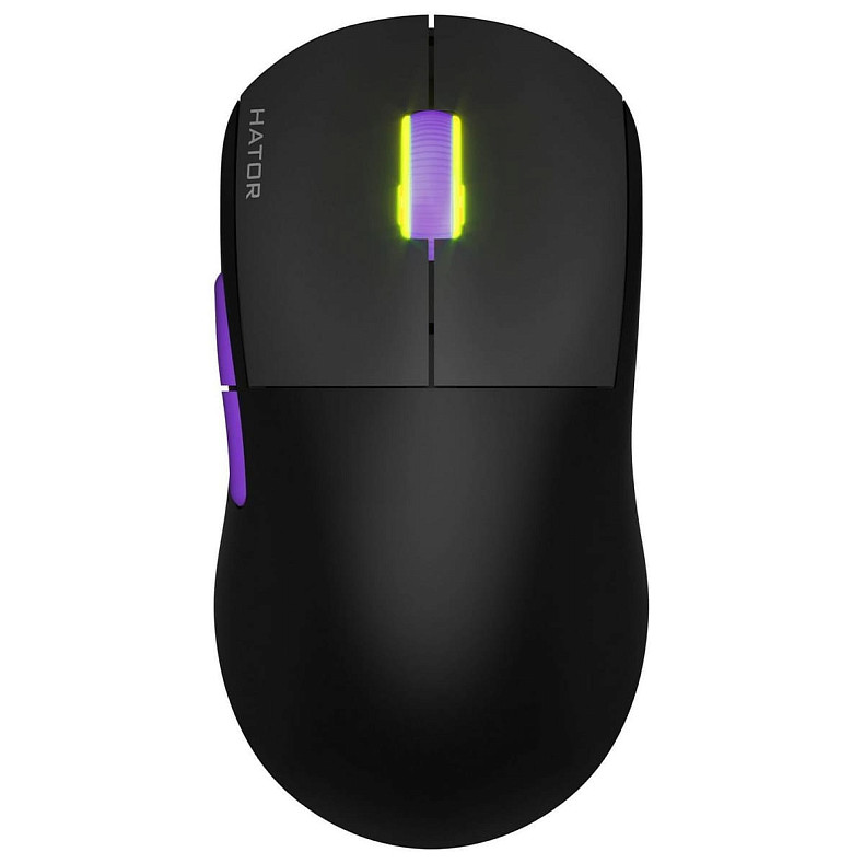 Мышь HATOR Quasar 2 ULTRA 4K wireless (HTM570BL) black/lilac