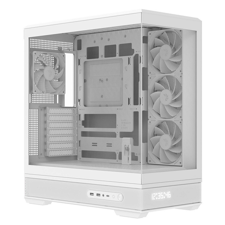 Корпус AeroCool P500B Digi-WT-v1 White (ACCM-PN09143.21)
