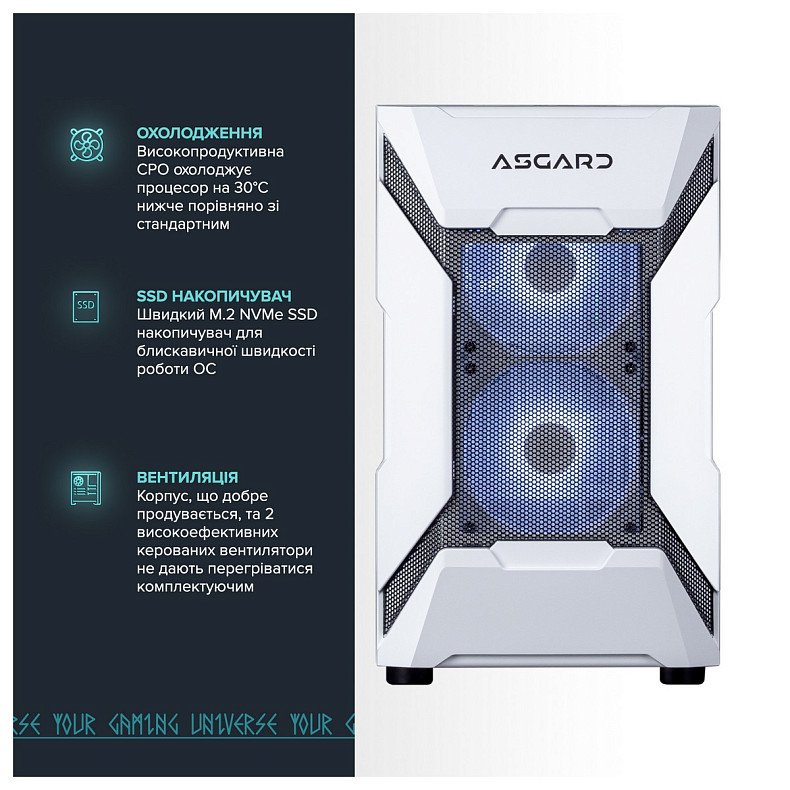 Персональный компьютер ASGARD Valkyrie (A76X.64.S20.48S.4850W)