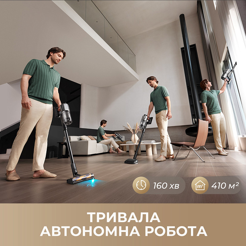 Бездротовий пилосос Dreame Z40 Station