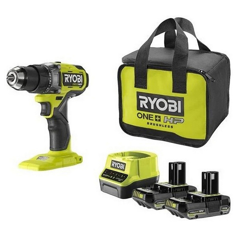 Шуруповерт-дриль акумуляторний Ryobi ONE+HP RDD18X-220S (5133005284)