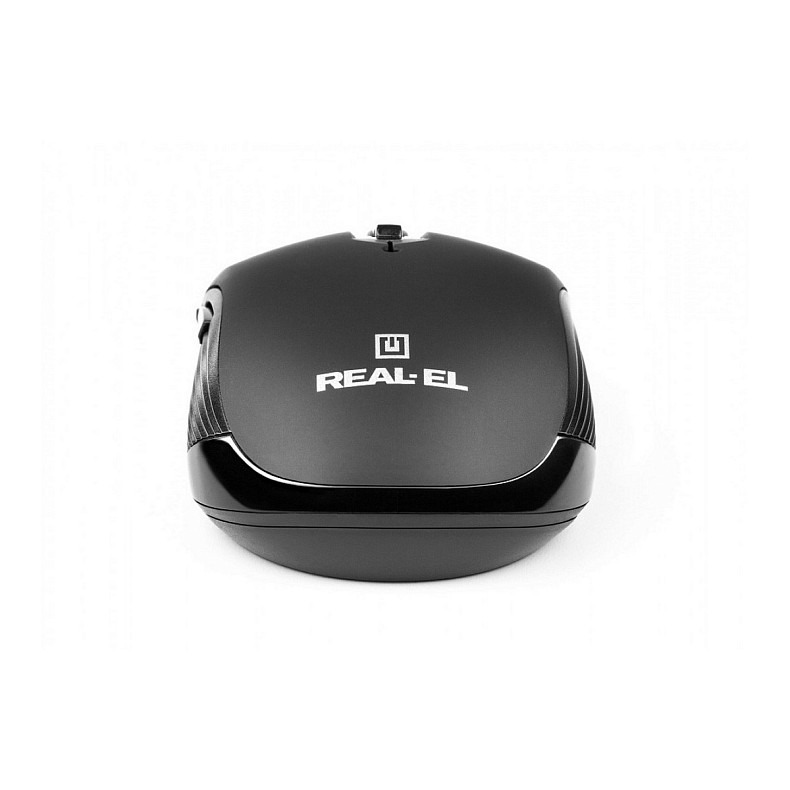 Мышь беспроводная REAL-EL RM-331W Black