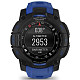 Спортивные часы Garmin Instinct 3 45mm AMOLED Black with Bolt Blue/Black Silicone (010-02936-43)