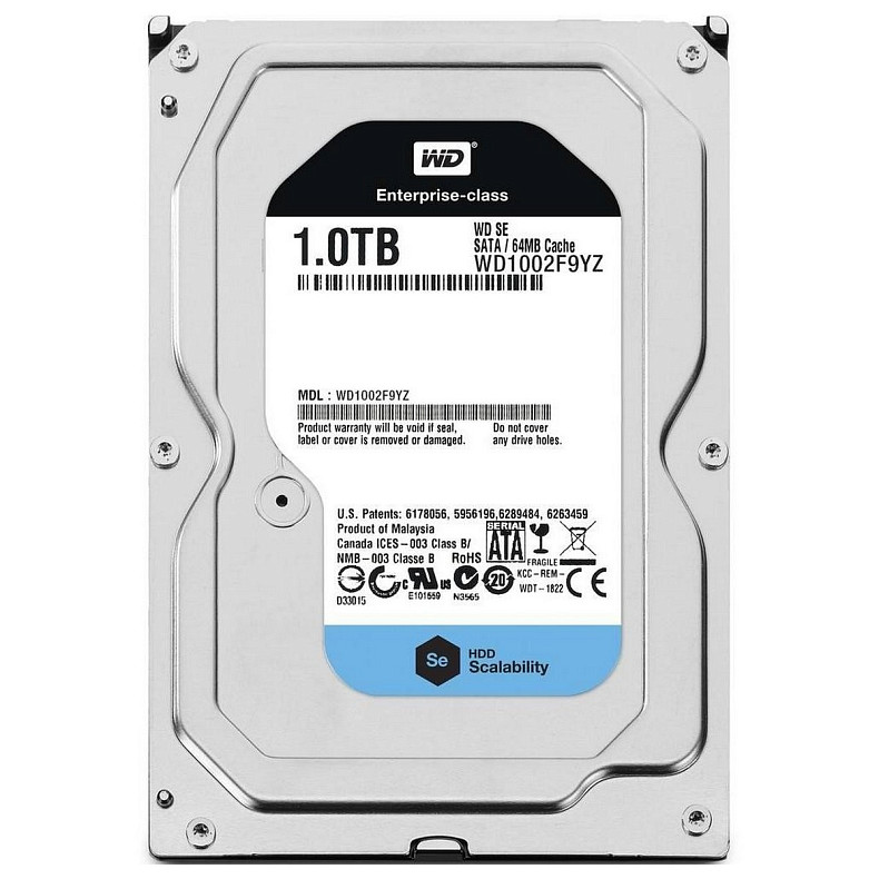 HDD диск SATA 1.0TB WD Se 7200rpm 128MB (WD1002F9YZ)