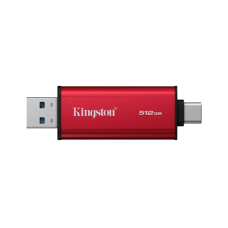 Внешний SSD 512GB Kingston Dual Portable Red (SPSD/512GB)
