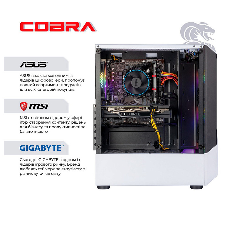 Персональный компьютер COBRA Advanced (I124F.16.S5.36.18890W)