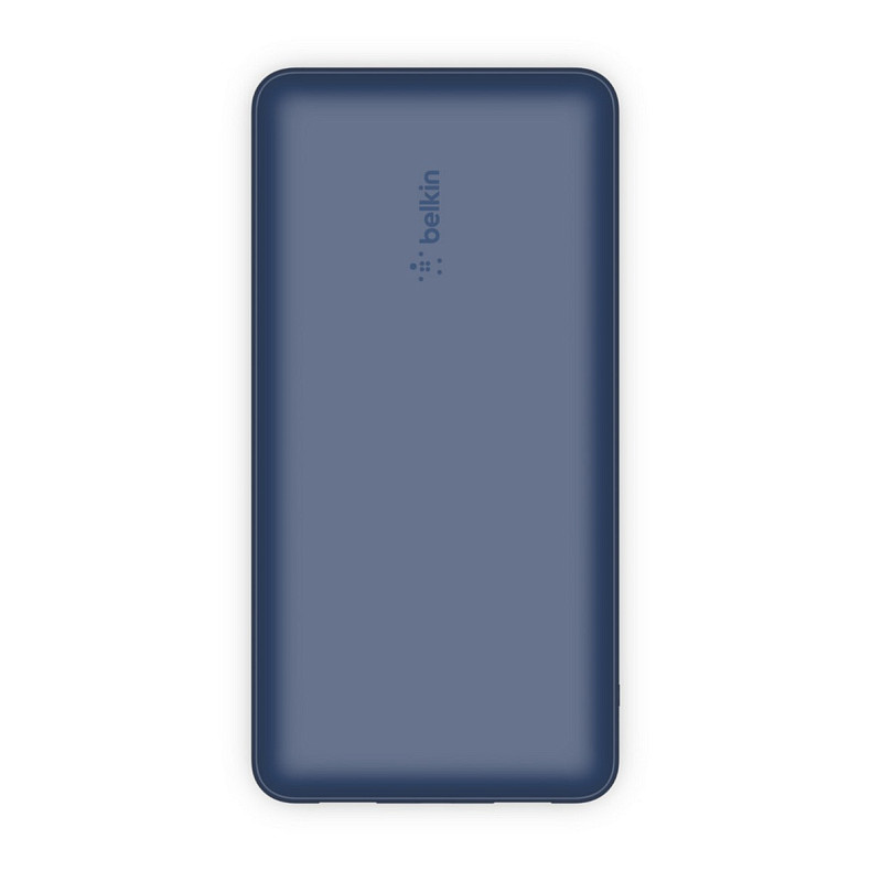 Универсальная мобильная батарея Power Bank Belkin 20000мА·час 15Вт, 2хUSB-A/USB-C, голубой