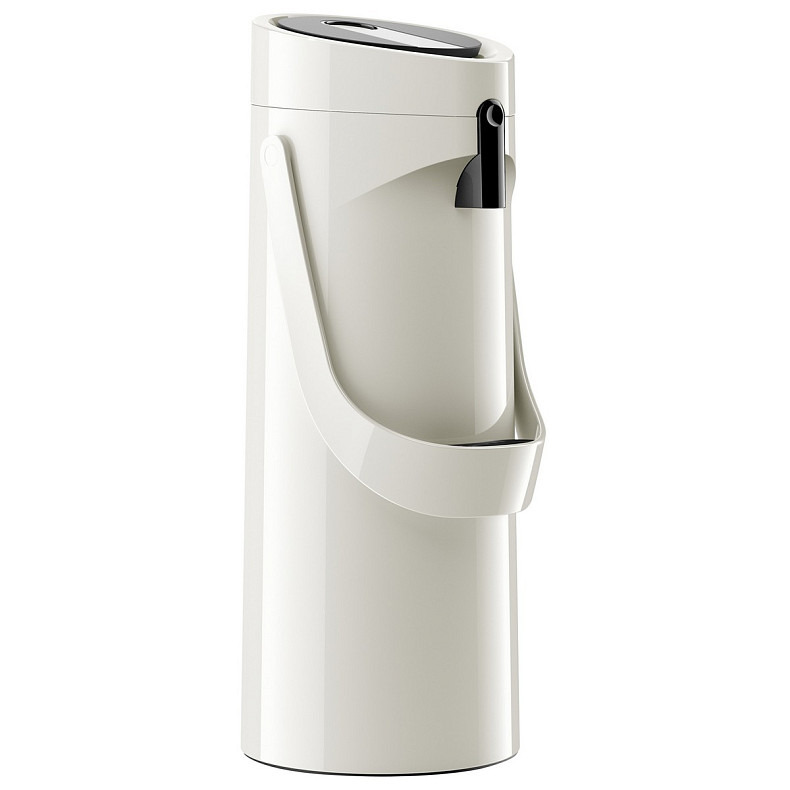 Термос Tefal Ponza Pump, 1.9л, пластик, скло, білий (K3140214)