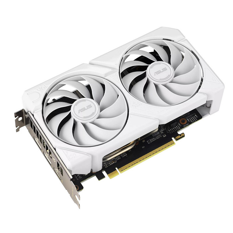 Вiдеокарта ASUS Radeon RX 9060 XT 16GB GDDR6 OC DUAL-RX9060XT-16G-WHITE білий