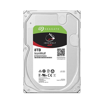 Жесткий диск Seagate IronWolf 8.0TB NAS 7200rpm 256MB (ST8000VN004)