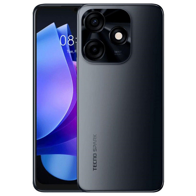 Смартфон Tecno Spark 10C (KI5k) 4/128GB Dual Sim Meta Black (4895180798153)