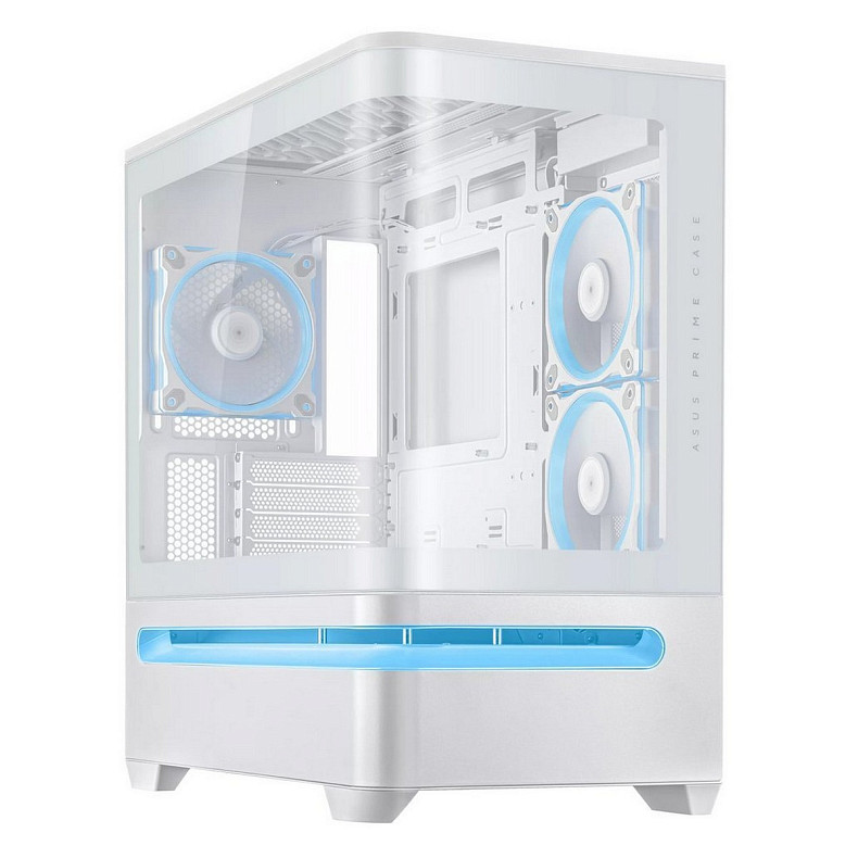 Корпус Asus Prime AP202 ARGB Tempered Glass White без БП (90DC00P3-B19000)