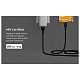 Кабель Belkin USB-A - Lightning плетений, силіконовий, з ремінцем на магніті, 1м, Black