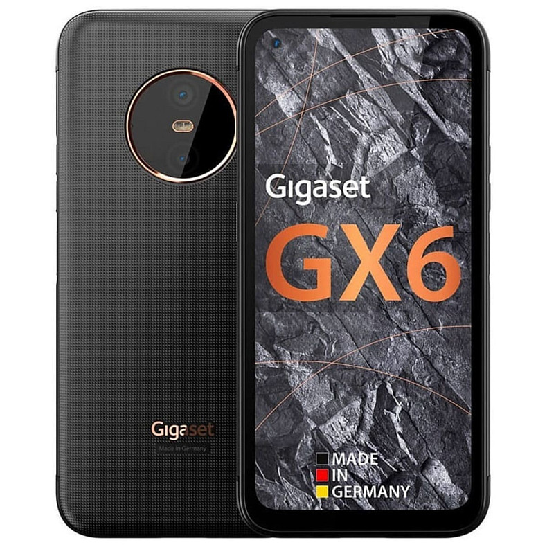 Смартфон Gigaset GX6 IM 8/128 GB Dual Sim Titanium Black (S30853-H1529-R112)