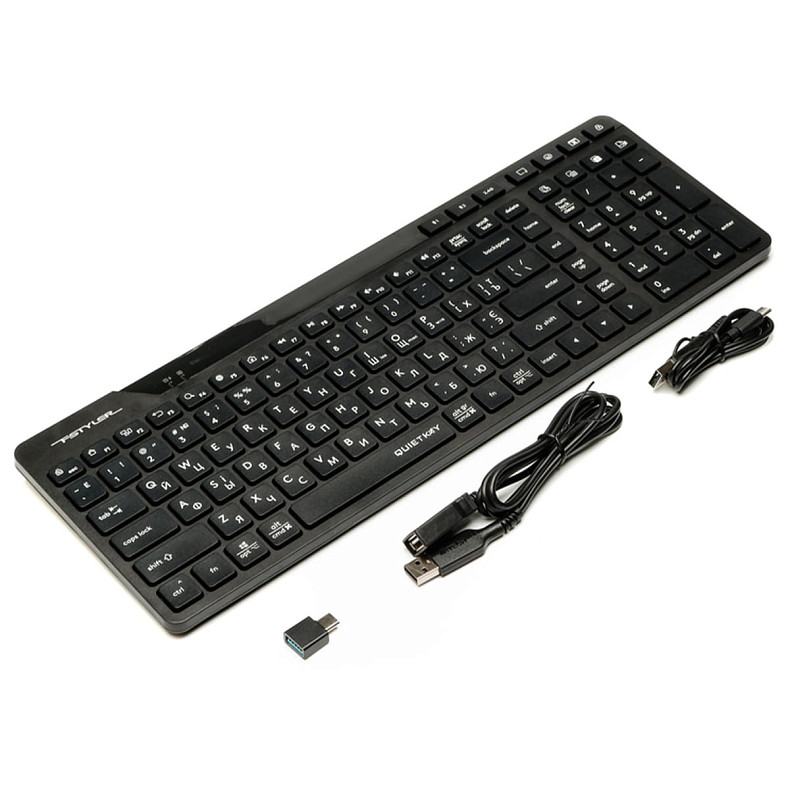 Клавіатура A4Tech Fstyler FBK27C AS, quiet key (Black)