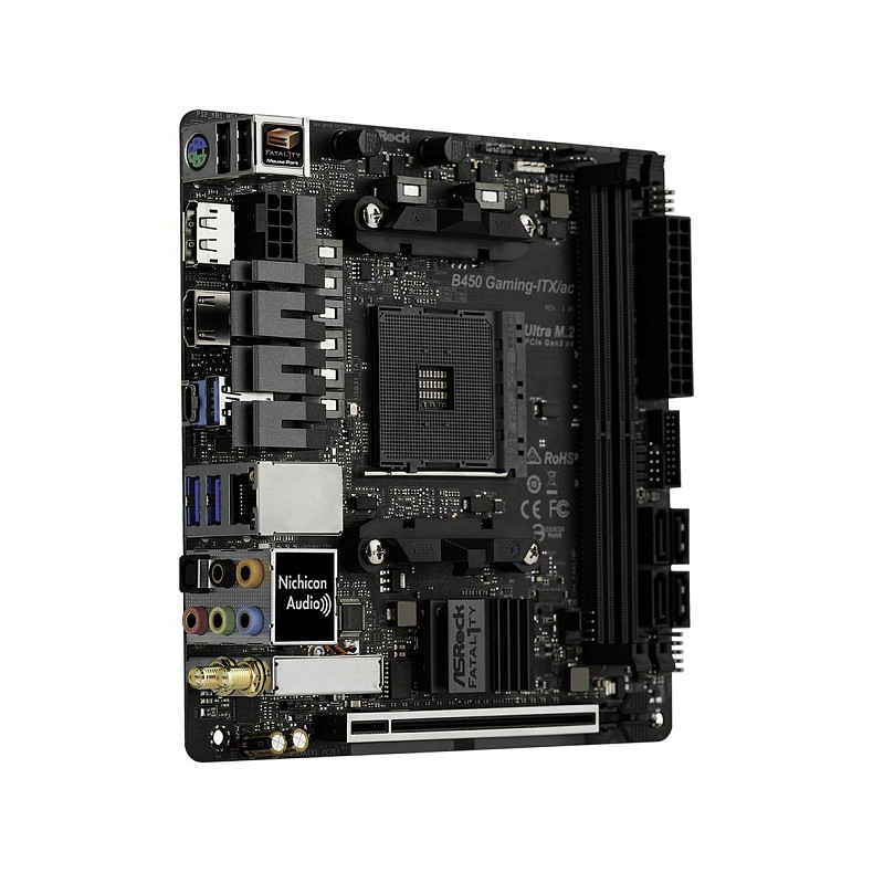 Материнская плата ASRock B450 Gaming-ITX/AC Socket AM4