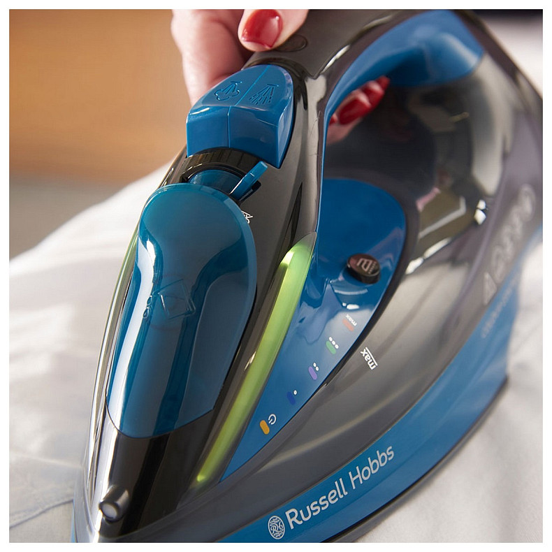 Утюг Russell Hobbs Colour Control Pro, 2400Вт, 380мл, паровой удар -185гр, самоочищение, индик.т