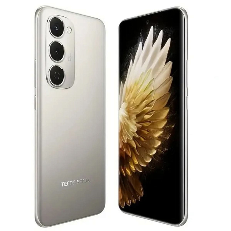 Смартфон Tecno Spark 40 Pro+ (KM7) 8/256GB Moon Titanium (4894947096358)