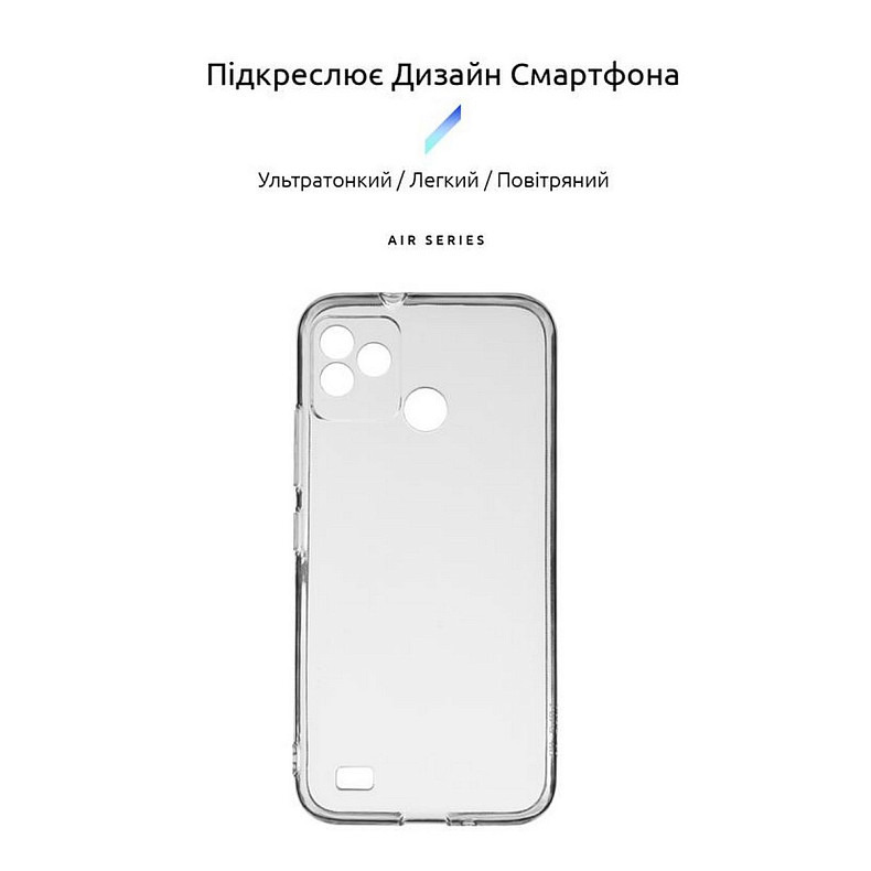Чехол-накладка Armorstandart Air для Tecno Pop 5 Go (BD1) Camera cover Transparent (ARM67160)