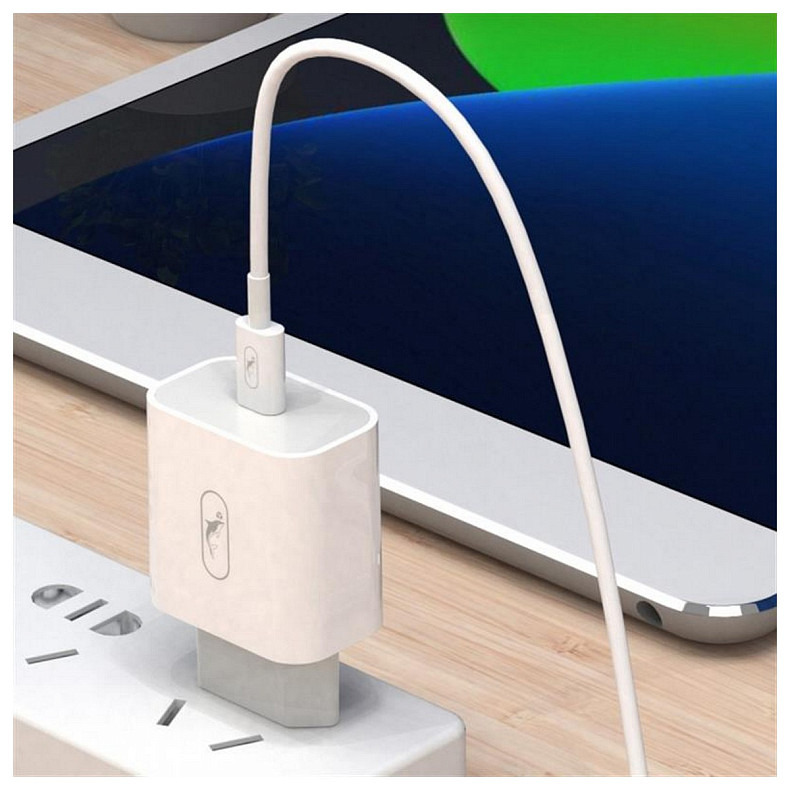 Зарядний пристрій SkyDolphin SC38T (1USBx2.4A) White (SDMZP-000181)