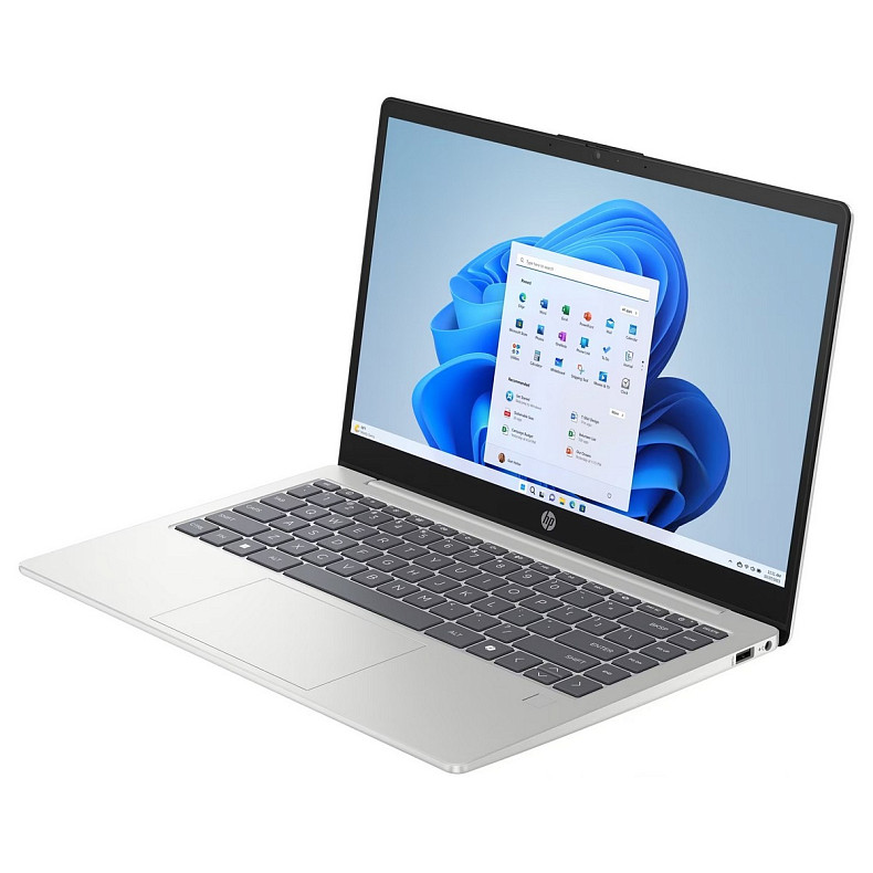 Ноутбук HP 240R-G10 14" FHD IPS AG, Intel 3-100U, 16GB, F512GB, UMA, Win11, серебристый