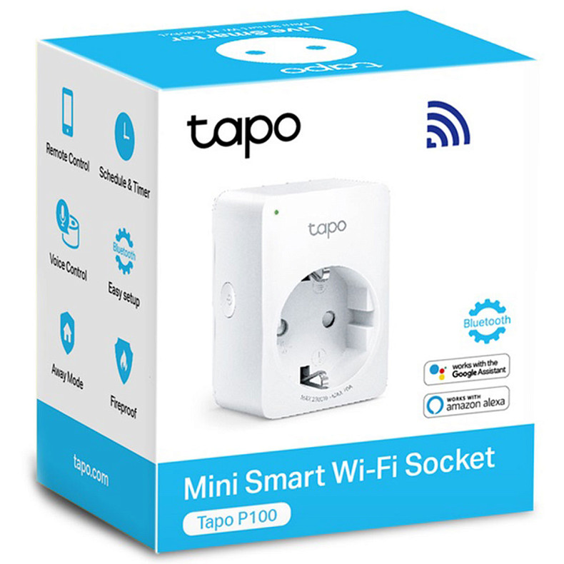 Розумна міні Wi-Fi розетка 802.11n Tapo P100(1-pack)