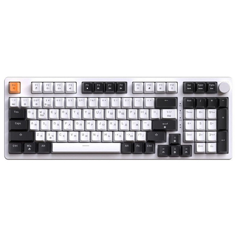 Клавіатура механічна GamePro MK170W (Red) з Hot-Swap RGB White