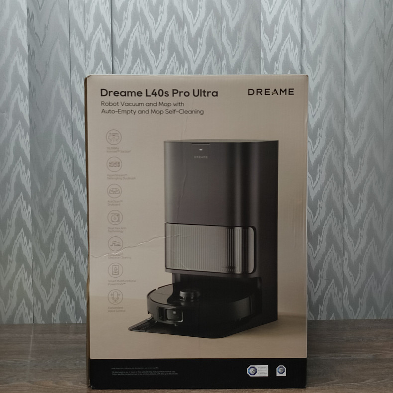 Робот-пилосос миючий Dreame L40s Pro Ultra Black -- Уціінка