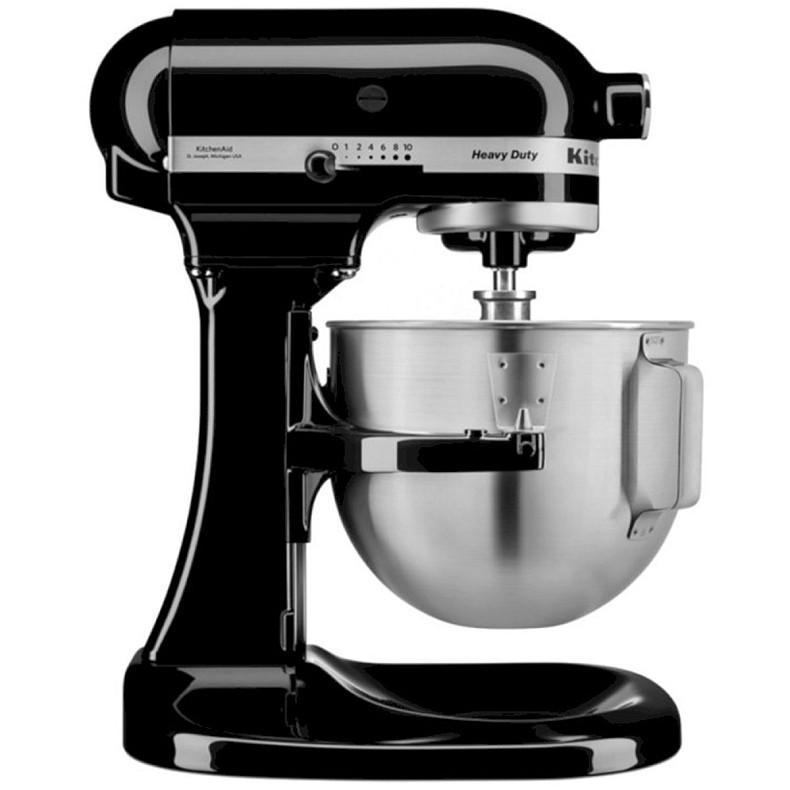 Кухонний комбайн KitchenAid Heavy Duty 4,8 л 5KPM5EOB з відкидним блоком чорний