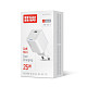 Сетевое зарядное устройство ColorWay GaN Mini 25W PD Port PPS USB-C White (CW-CHS052PD-WT)